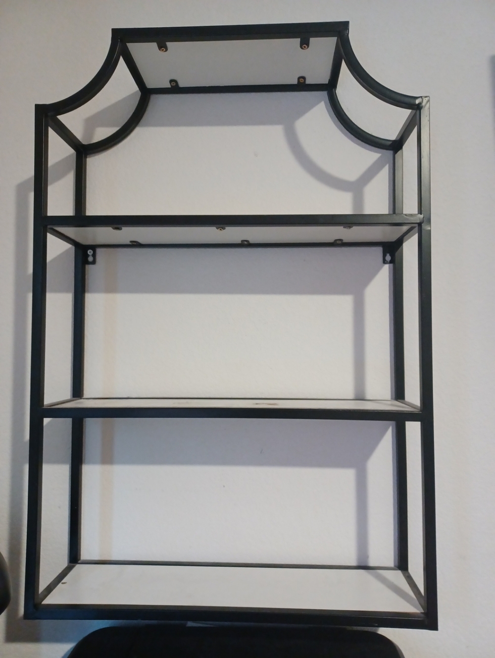 Black Wall Shelf Unit - Brand